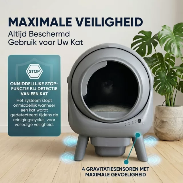 Slimme Robotkattenbak - Zelfreinigend