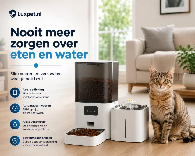 LuxPet Smart Voer- en Waterstation
